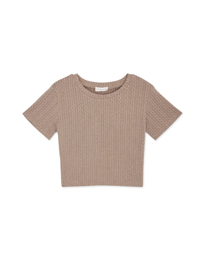 Beyond Basic Twisted Crop Top