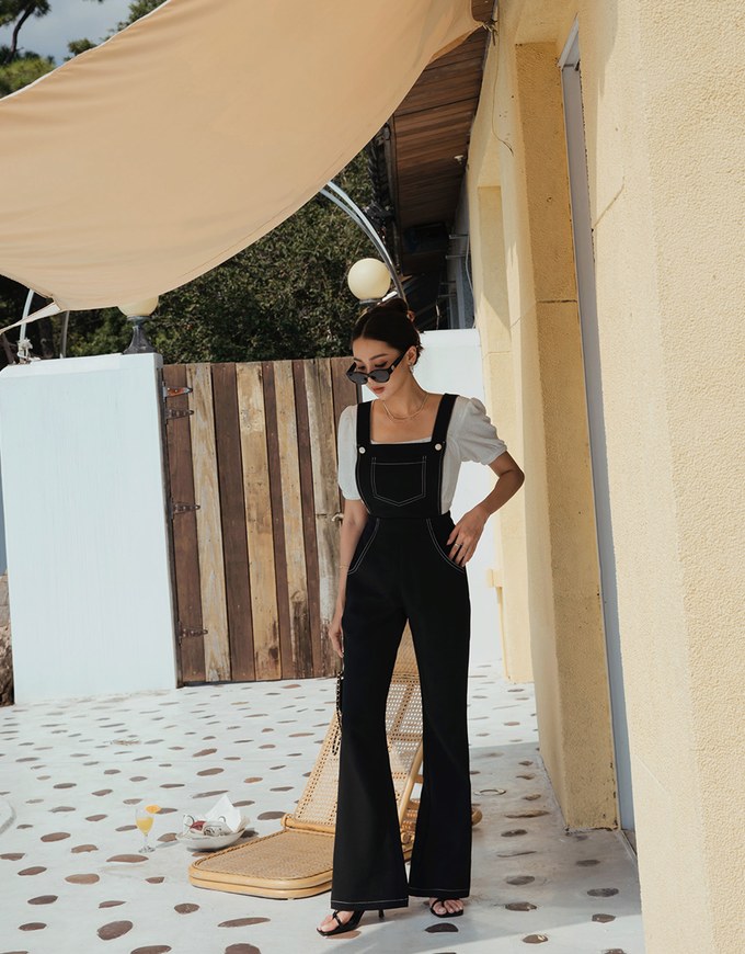 2WAY Tailored Suspender Trumpet Pants