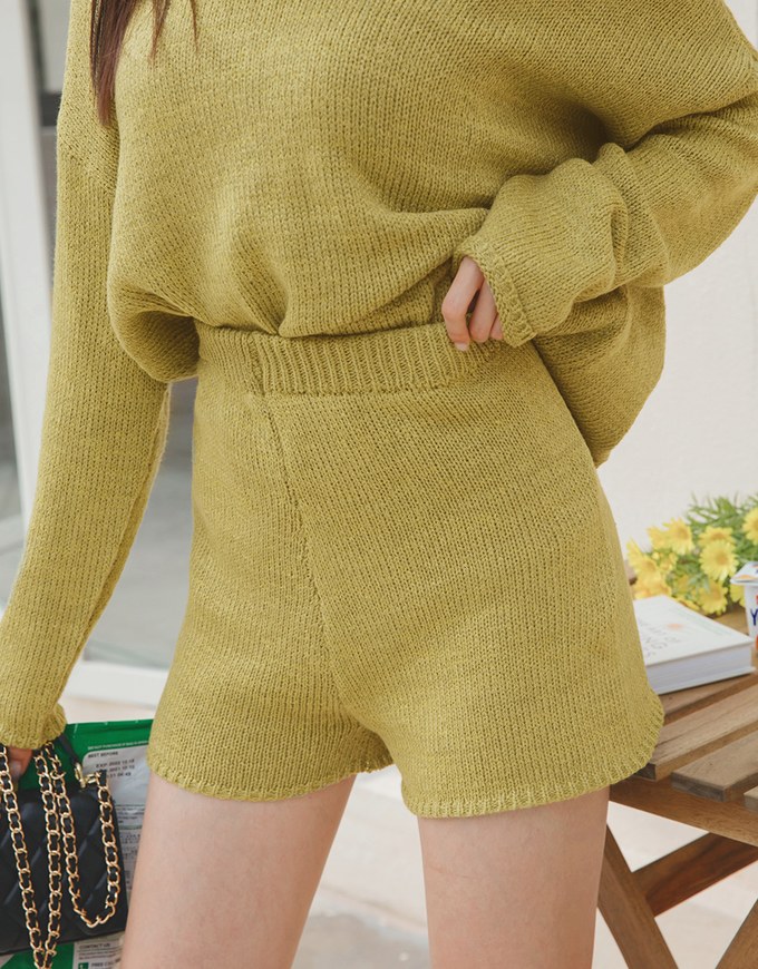 Soft Grunge Knitted Shorts