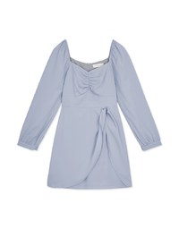 Soigné Sweetheart Side-Knot Mini Dress