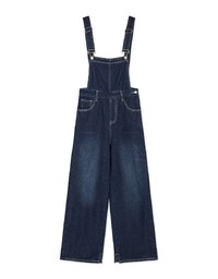 Casual Street Style Suspender Denim Pants