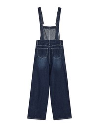 Casual Street Style Suspender Denim Pants