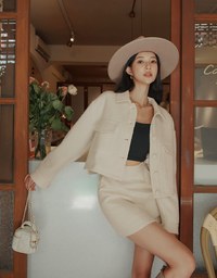 Classic Tweed Buttoned Jacket