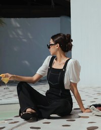 2WAY Tailored Suspender Trumpet Pants