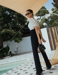 2WAY Tailored Suspender Trumpet Pants